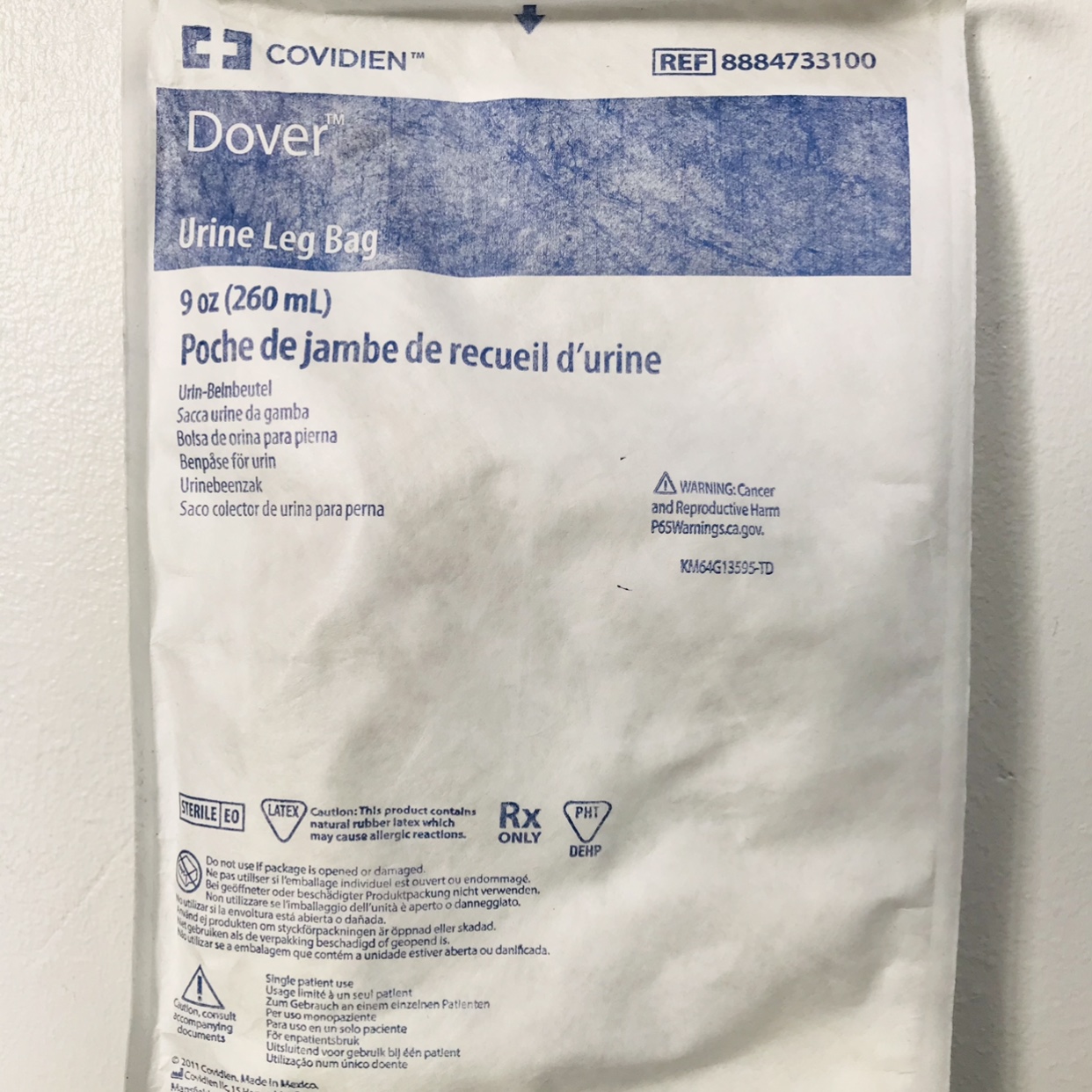 Urine Leg Bag 260ml